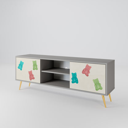 GUMMY BEARS 2-Door TV Cabinet