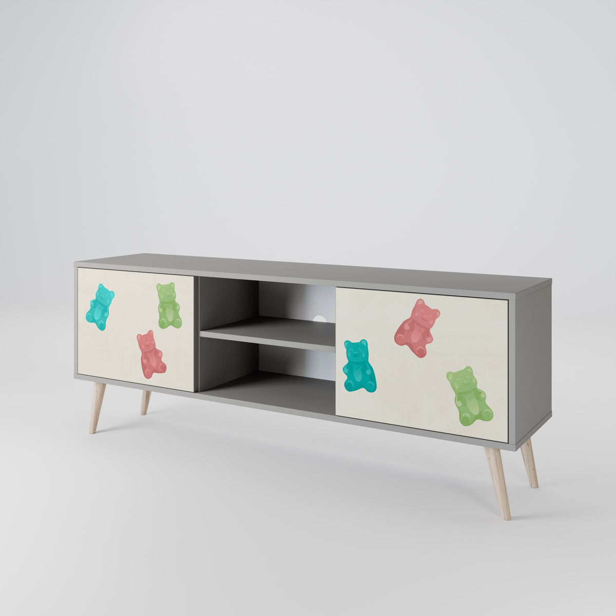GUMMY BEARS 2-Door TV Cabinet
