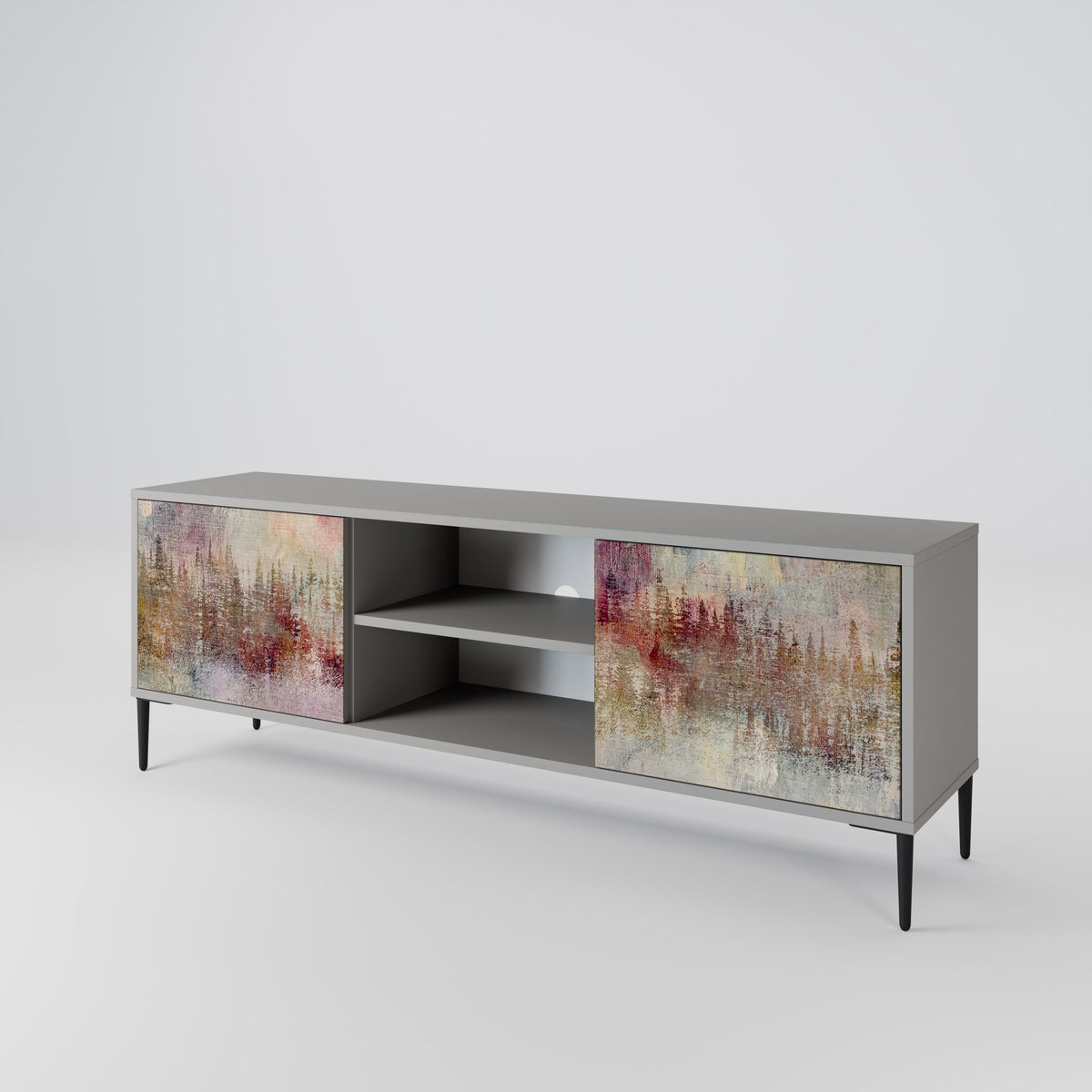 VEILED SUMMIT 2-Door TV Cabinet