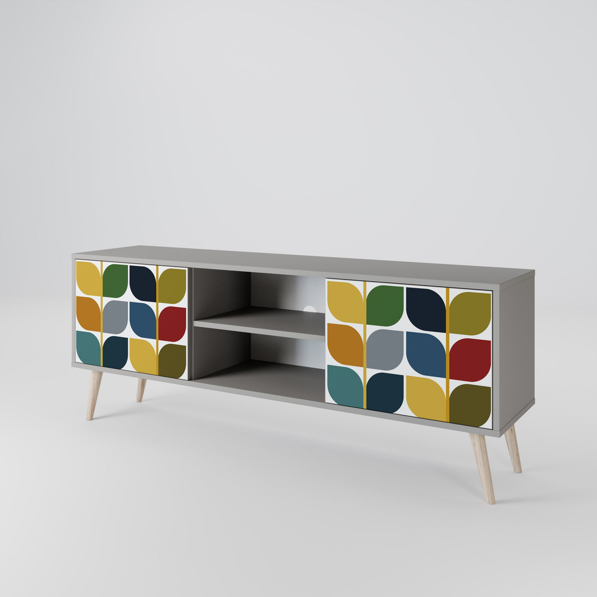 WEIGHTLESS HOURS 2-Door TV Cabinet