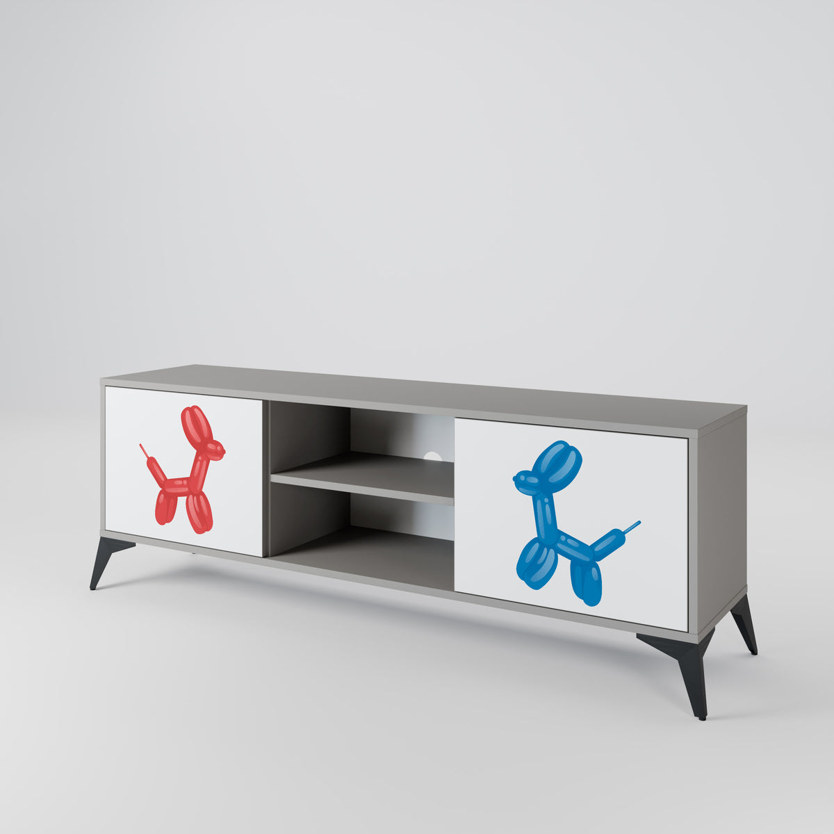 CHILDHOOD MEMORY 2-Door TV Cabinet