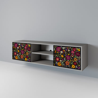 MIDNIGHT GARDEN 2-Door TV Cabinet