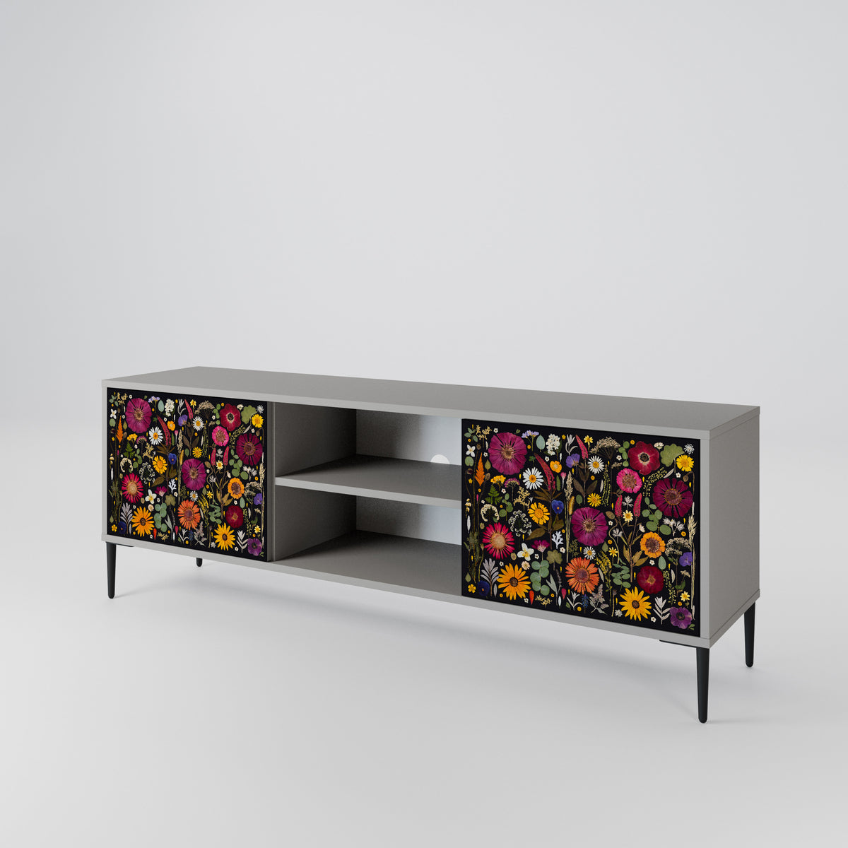MIDNIGHT GARDEN 2-Door TV Cabinet