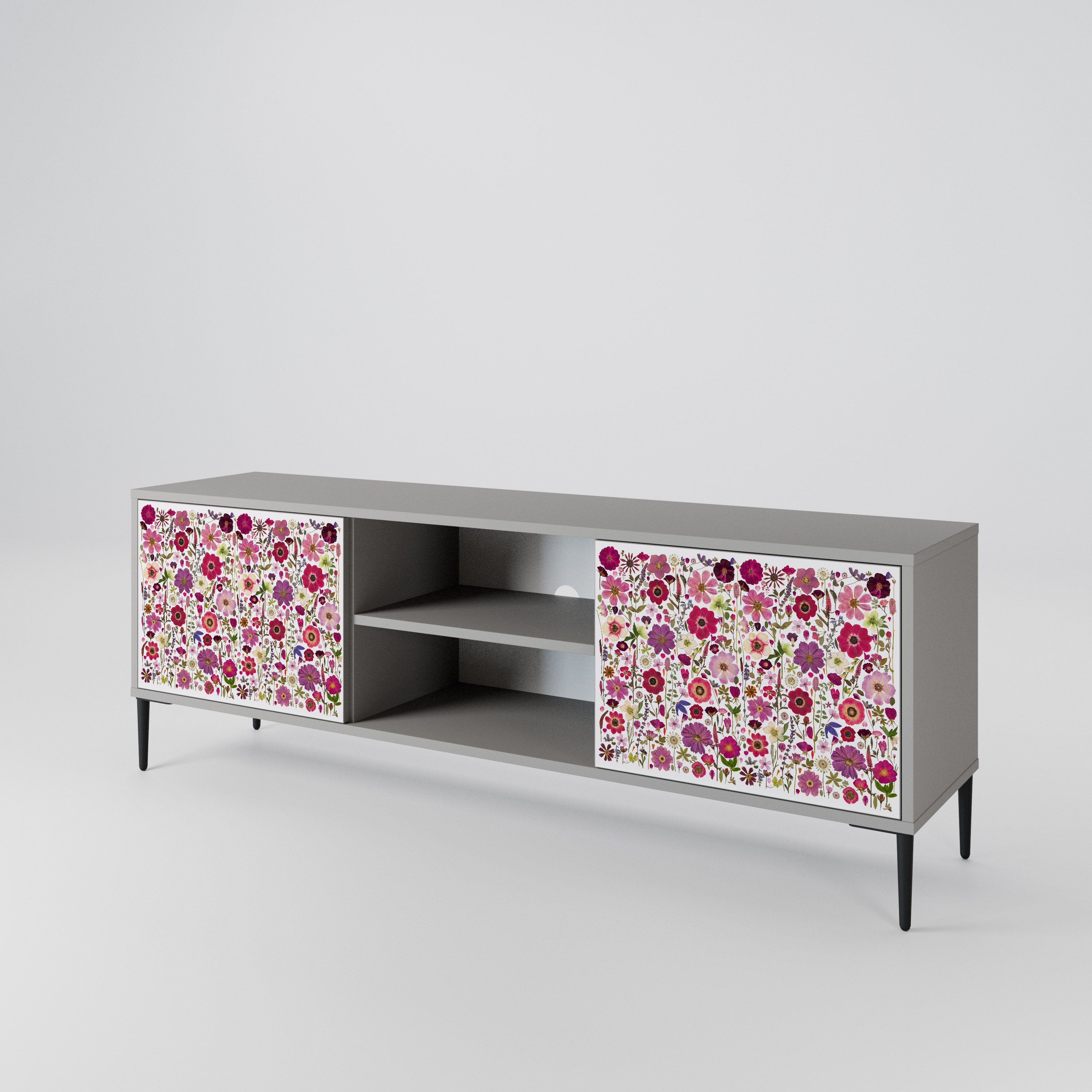 PETAL GARDEN 2-Door TV Cabinet