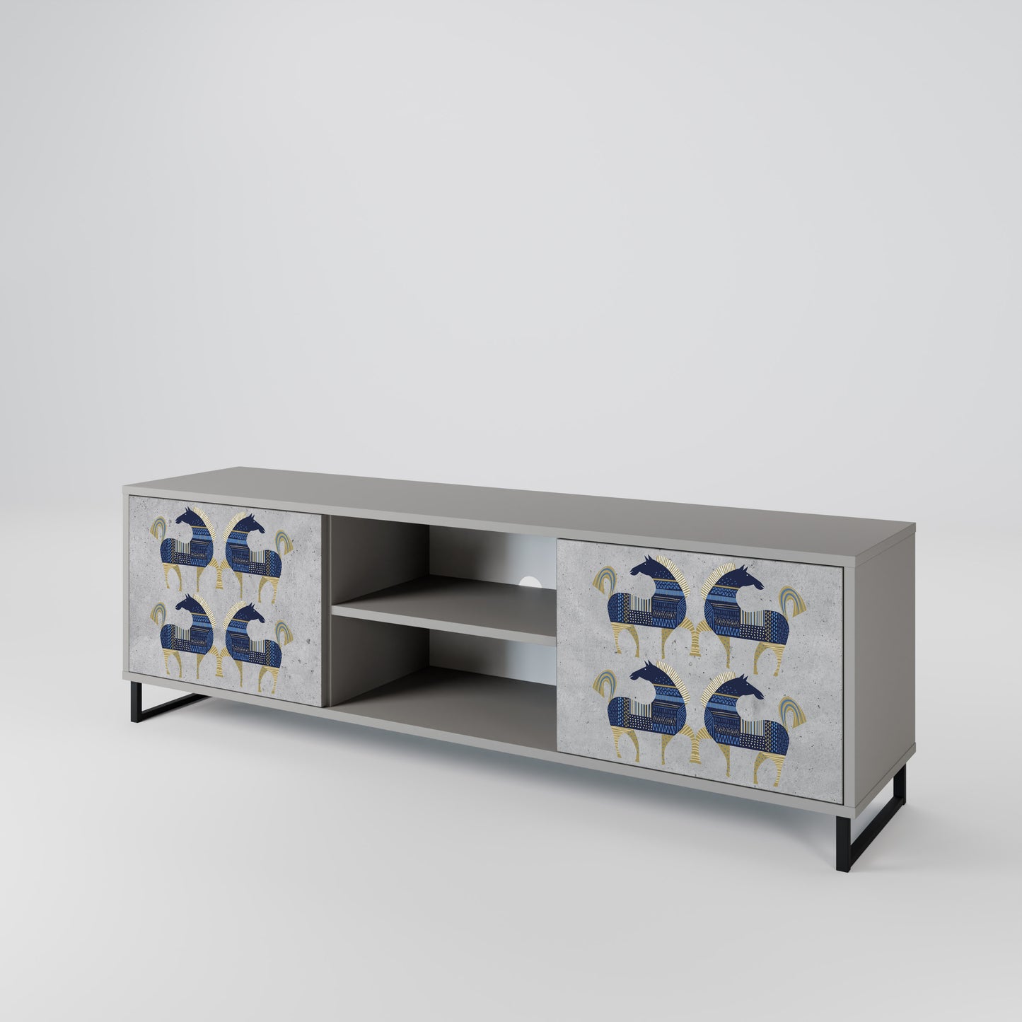 MAJESTIC STEED 2-Door TV Cabinet