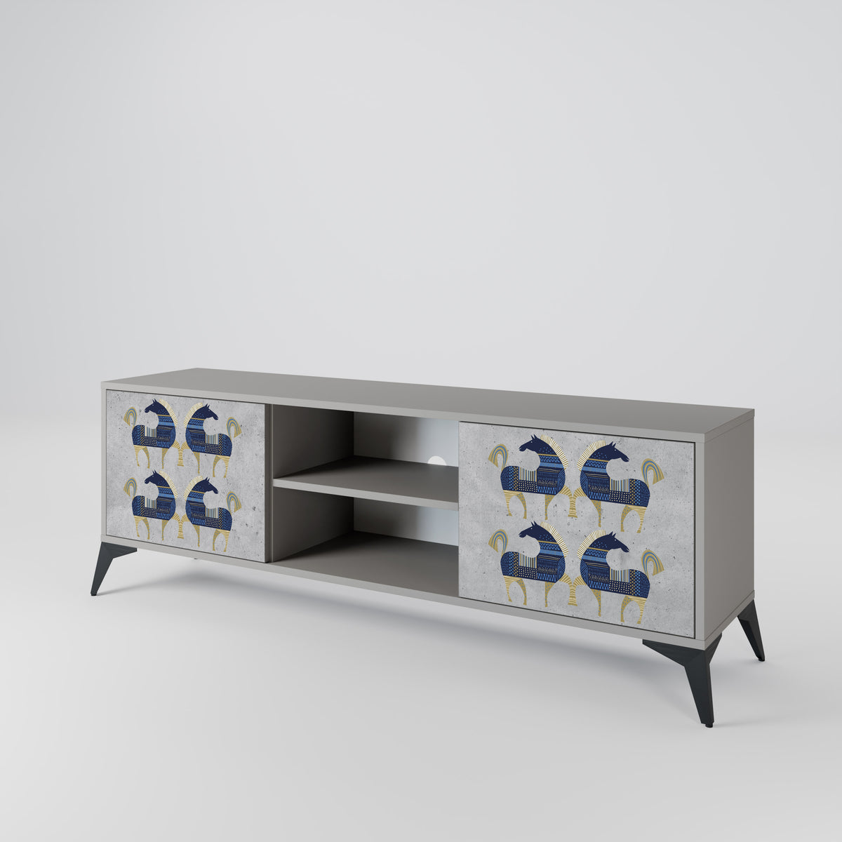 MAJESTIC STEED 2-Door TV Cabinet
