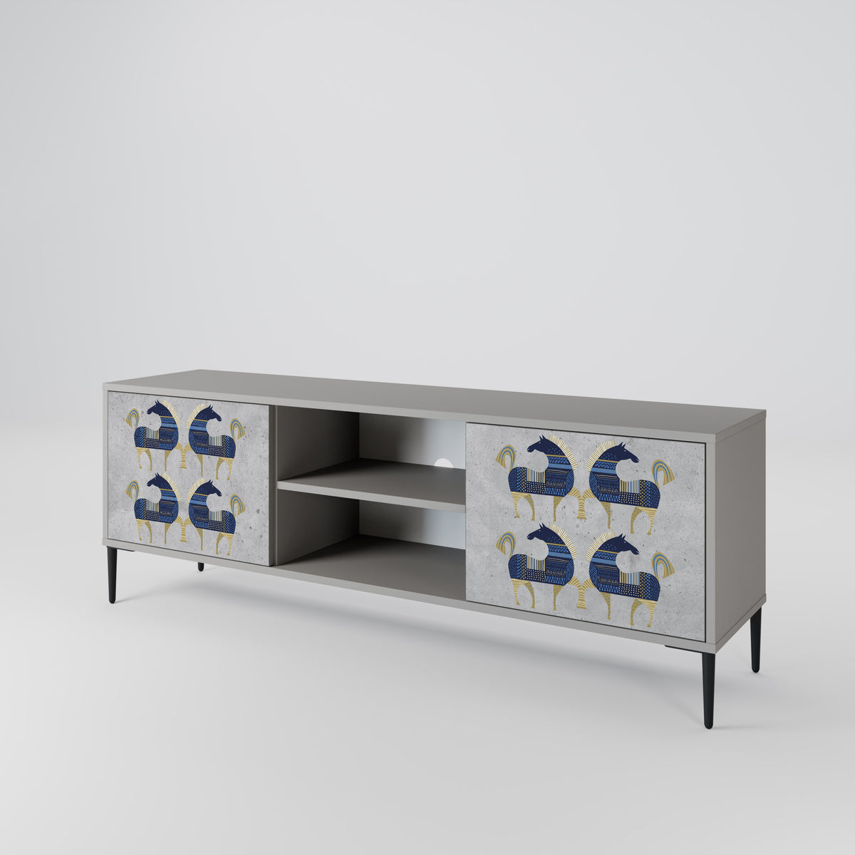 MAJESTIC STEED 2-Door TV Cabinet