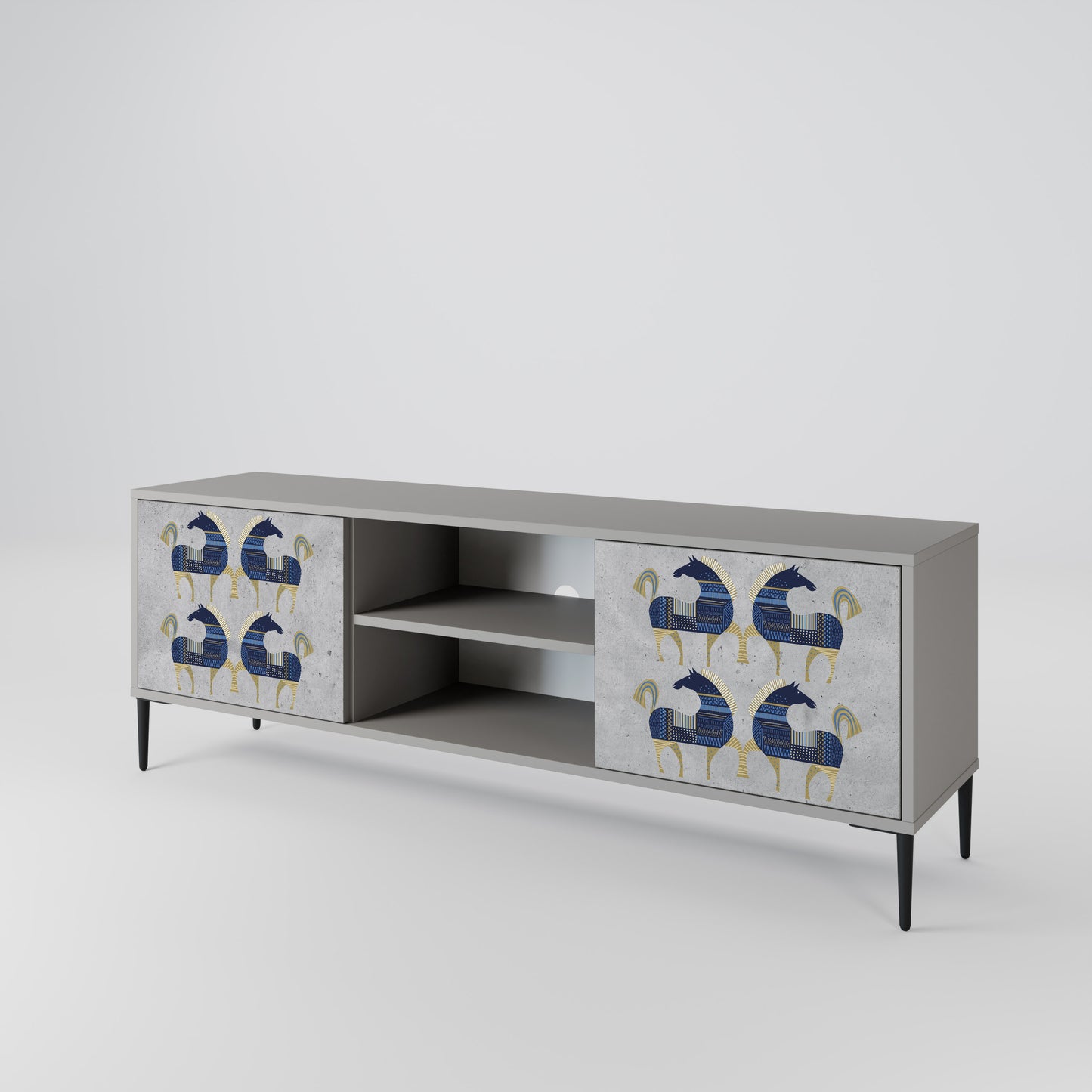 MAJESTIC STEED 2-Door TV Cabinet