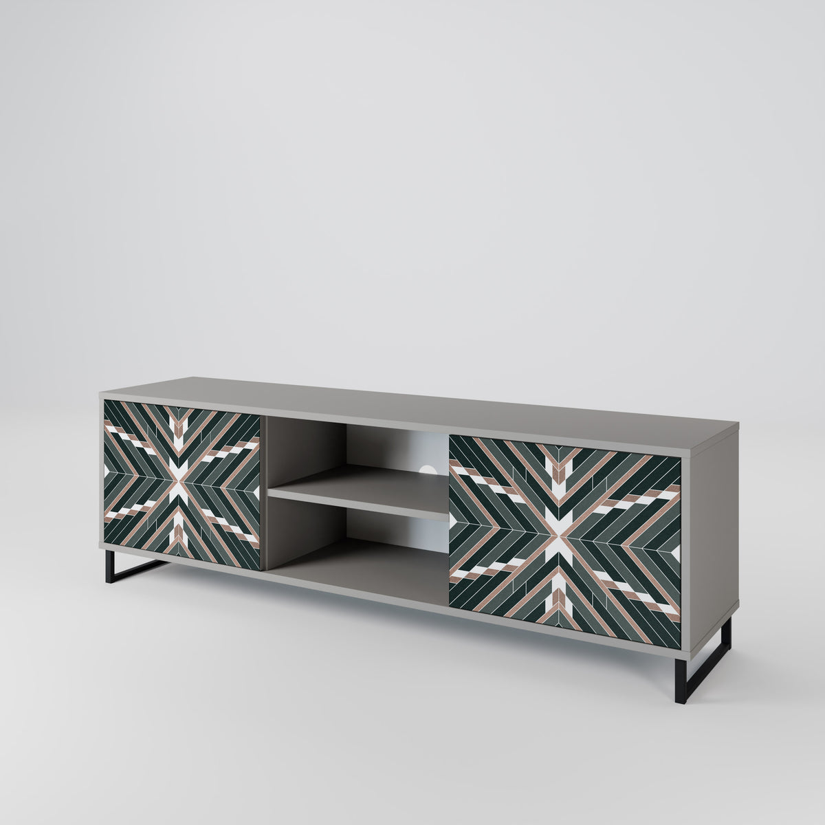 DIMENSION DELIGHTS 2-Door TV Cabinet