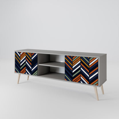 VIBRANT PATCHWORK 2-Door TV Cabinet