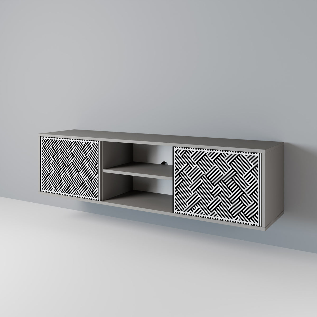 TEMPORARY SEQUENCE 2-Door TV Cabinet