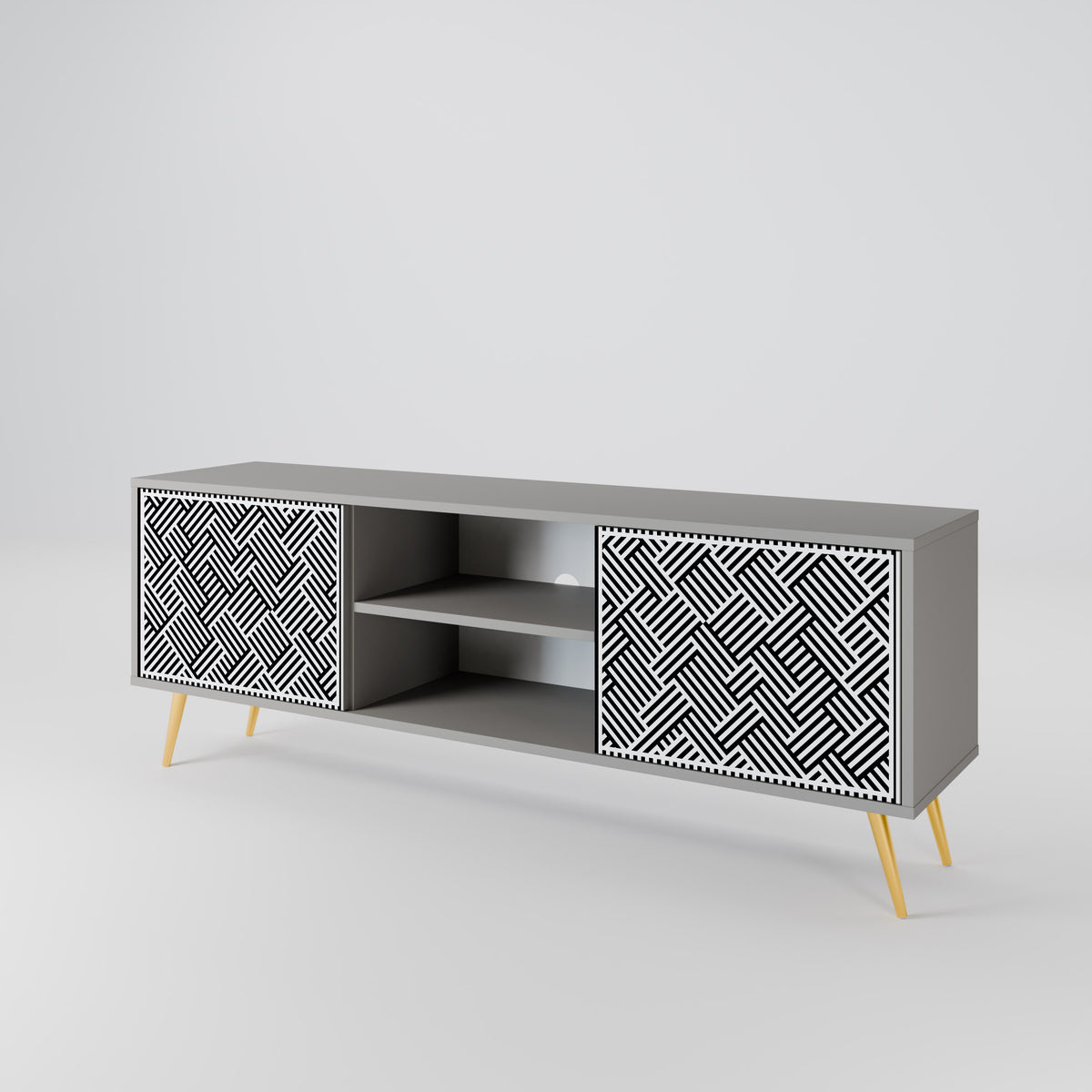 TEMPORARY SEQUENCE 2-Door TV Cabinet