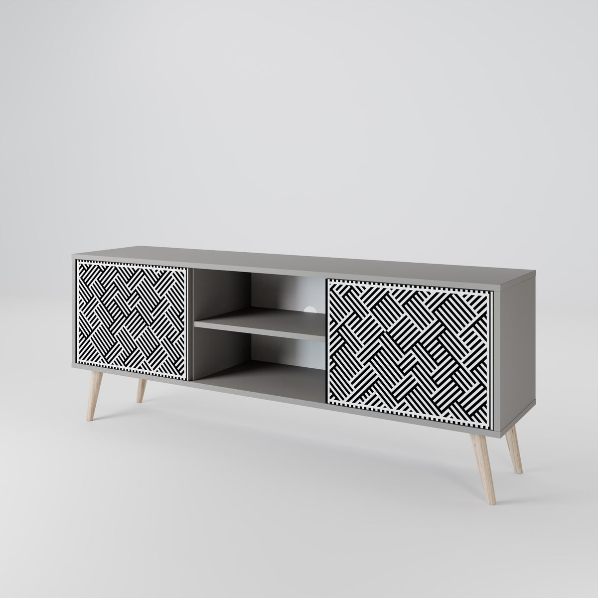 TEMPORARY SEQUENCE 2-Door TV Cabinet