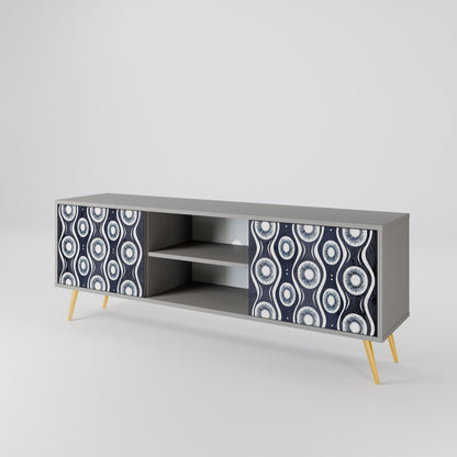 GRAPHITE EYES 2-Door TV Cabinet