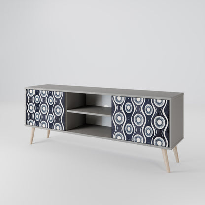 GRAPHITE EYES 2-Door TV Cabinet