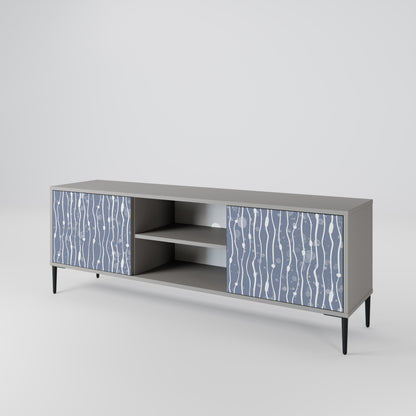 GRAPHITE RAIN 2-Door TV Cabinet