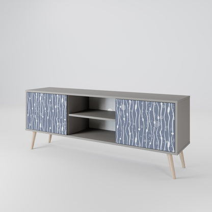 GRAPHITE RAIN 2-Door TV Cabinet