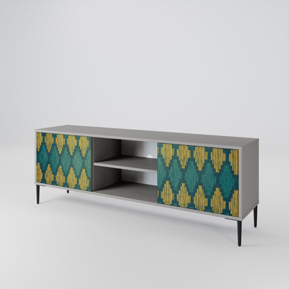 POLYGONS 2-Door TV Cabinet