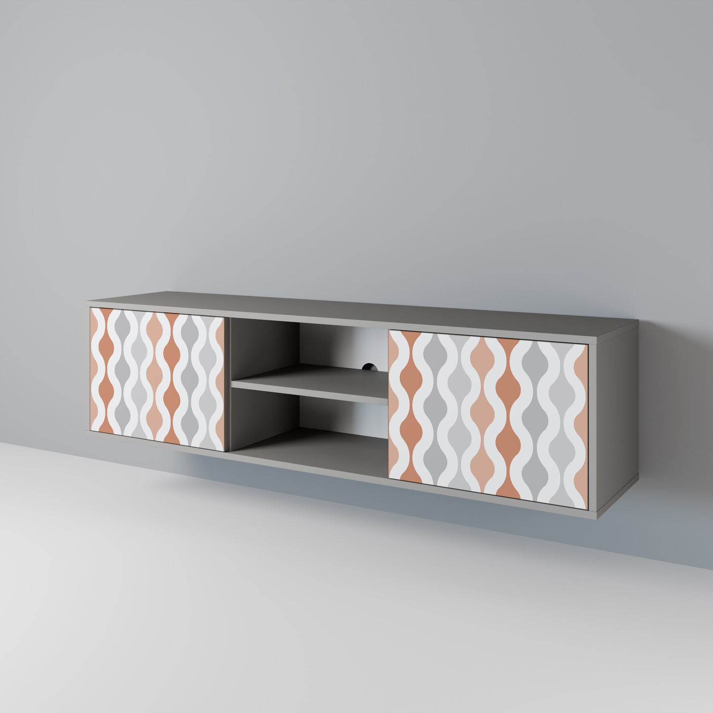 HAZY NOSTALGIA 2-Door TV Cabinet