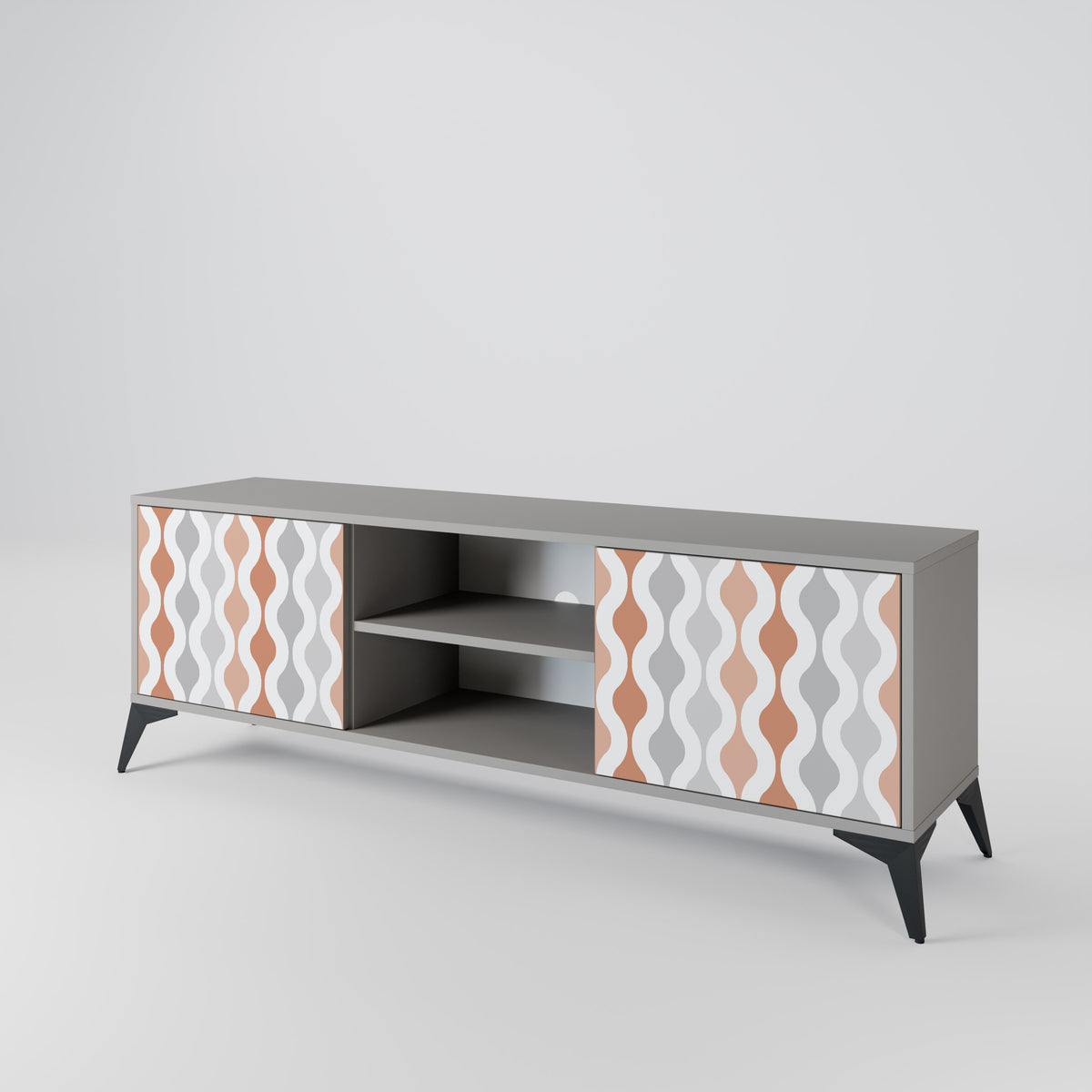 HAZY NOSTALGIA 2-Door TV Cabinet
