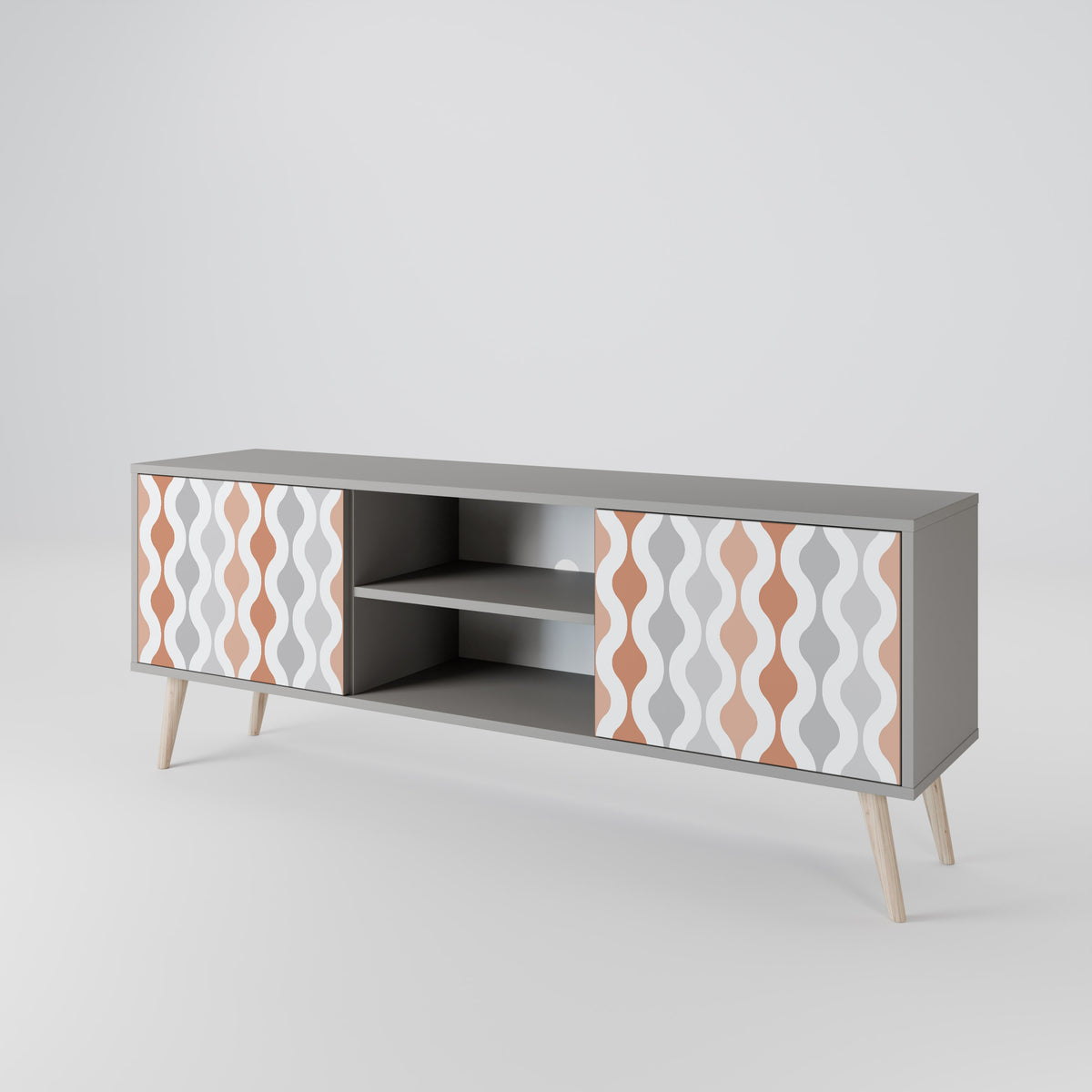 HAZY NOSTALGIA 2-Door TV Cabinet