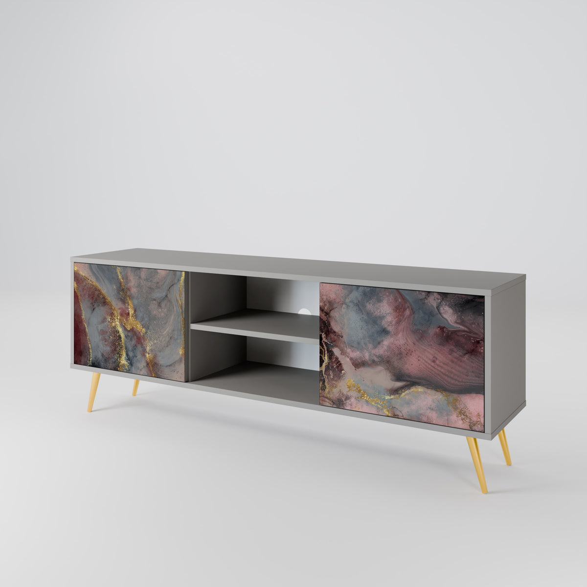 GOLDEN TIDES 2-Door TV Cabinet