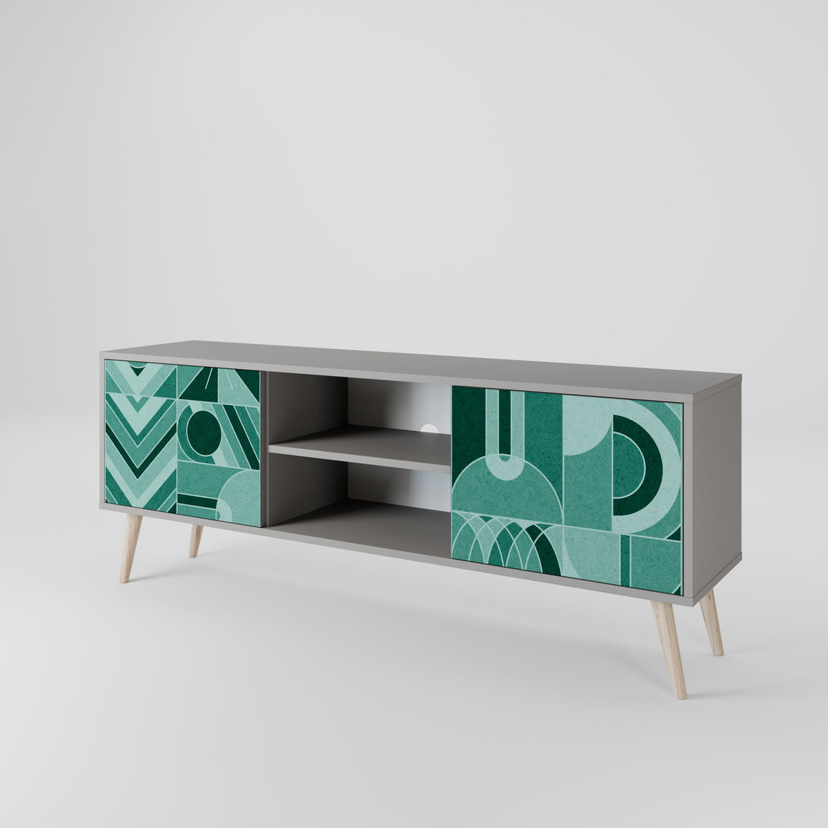 HARMONIC GRID 2-Door TV Cabinet