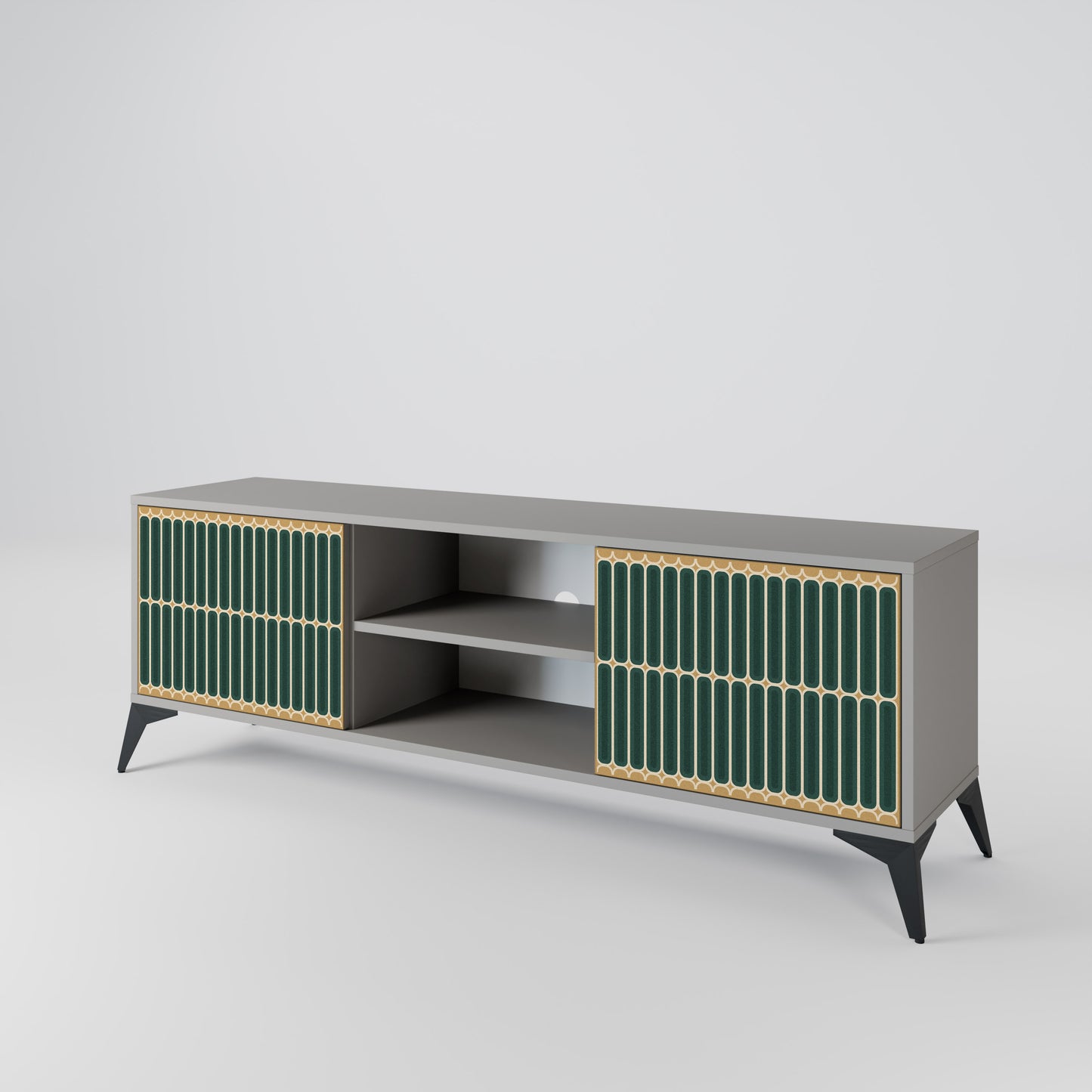 ILUSION GATE 2-Door TV Cabinet