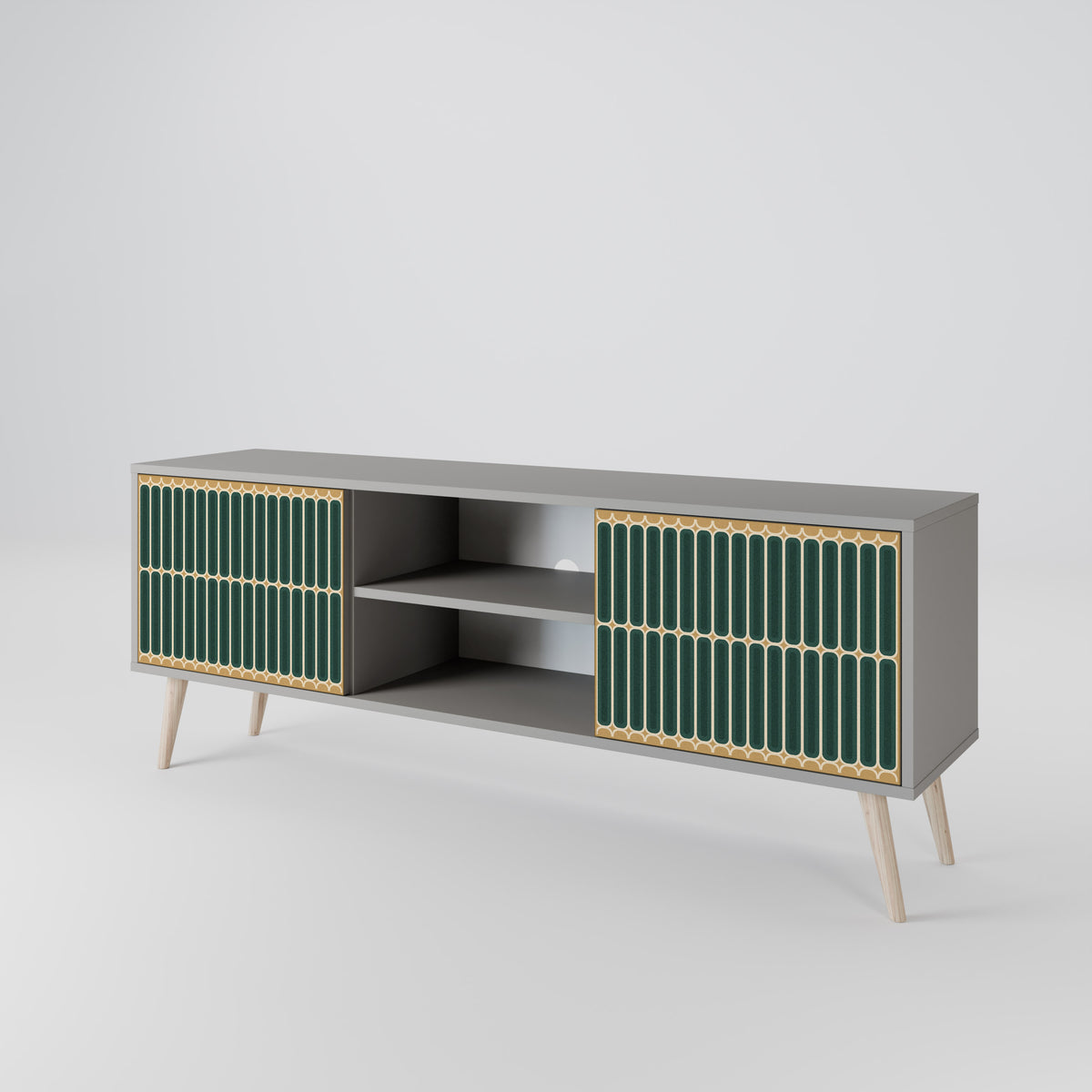 ILUSION GATE 2-Door TV Cabinet