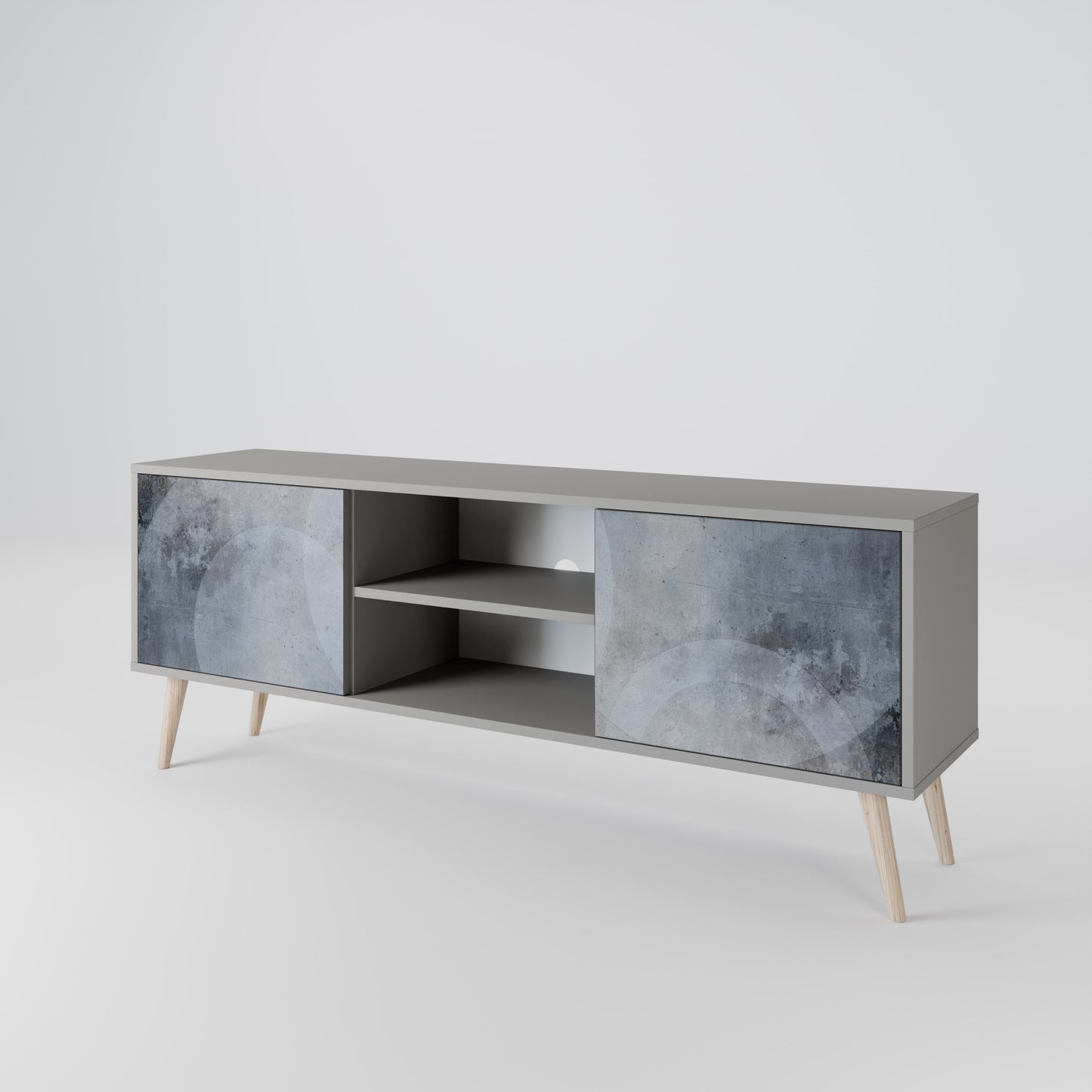 MUTED ARC 2-Door TV Cabinet
