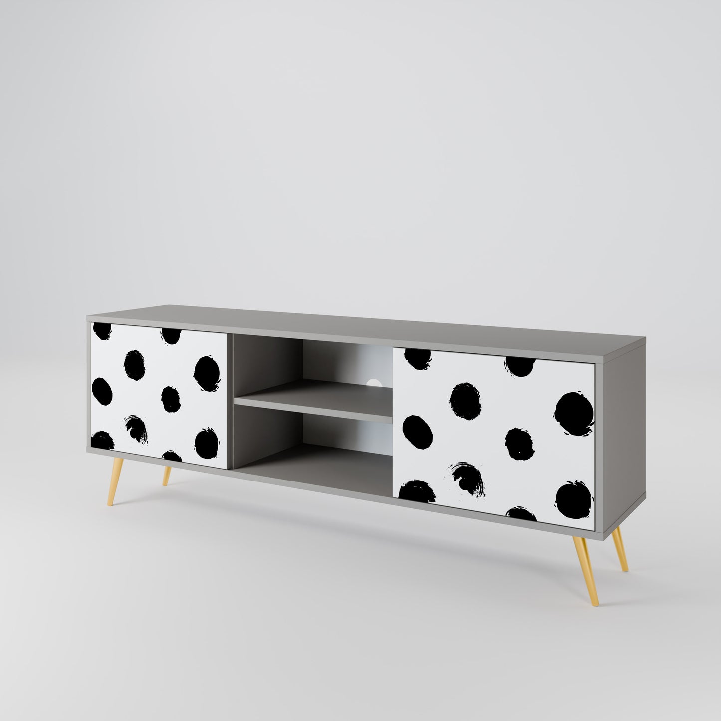 SLIPPING MINUTES 2-Door TV Cabinet