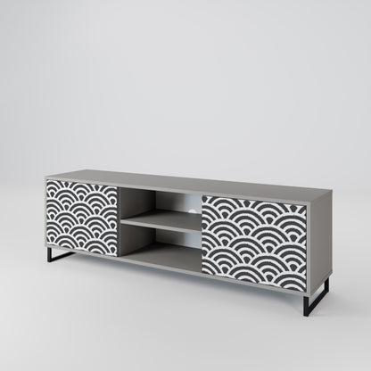 GLOOMY HOST 2-Door TV Cabinet