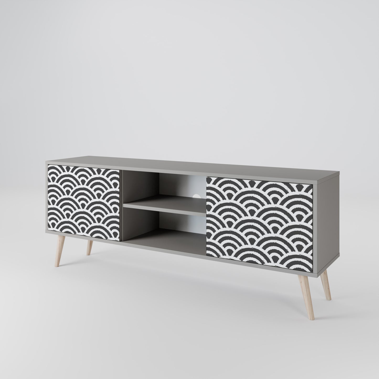 GLOOMY HOST 2-Door TV Cabinet