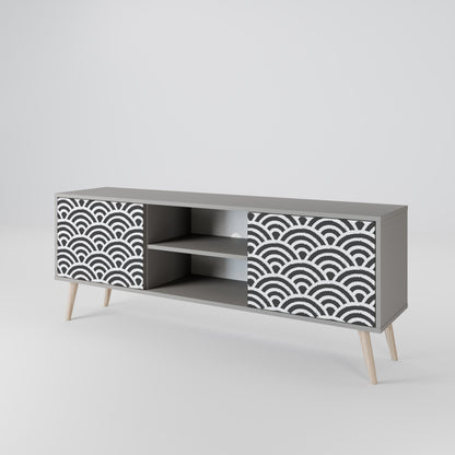GLOOMY HOST 2-Door TV Cabinet