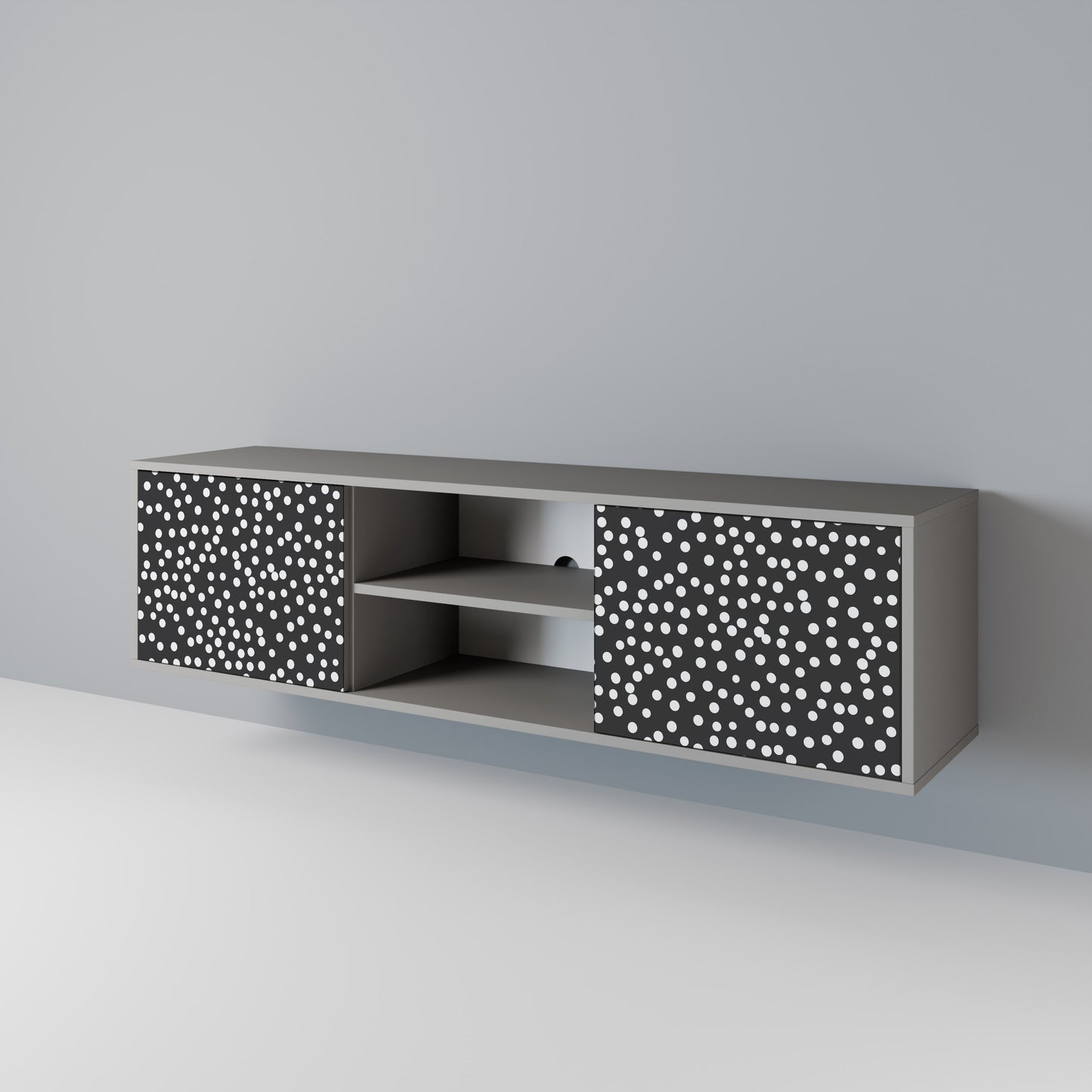 BLINDING LIGHTS 2-Door TV Cabinet