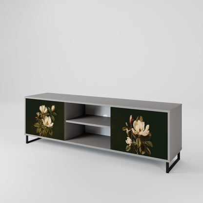 FLORAL NOIR 2-Door TV Cabinet