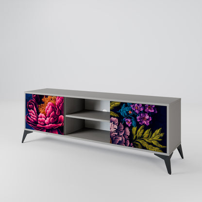 BLOOMING ELEGANCE 2-Door TV Cabinet