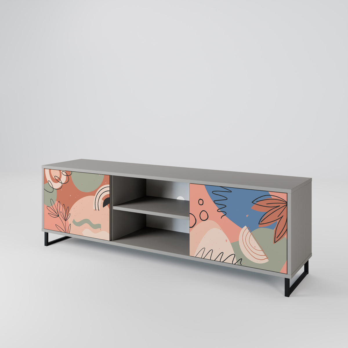 PASTEL DESTINY 2-Door TV Cabinet