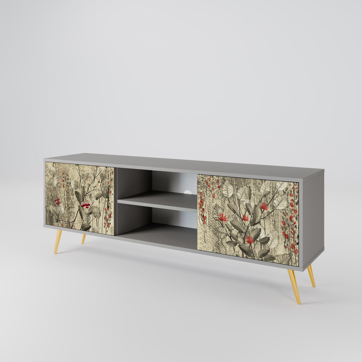 HERBAL GRACE 2-Door TV Cabinet