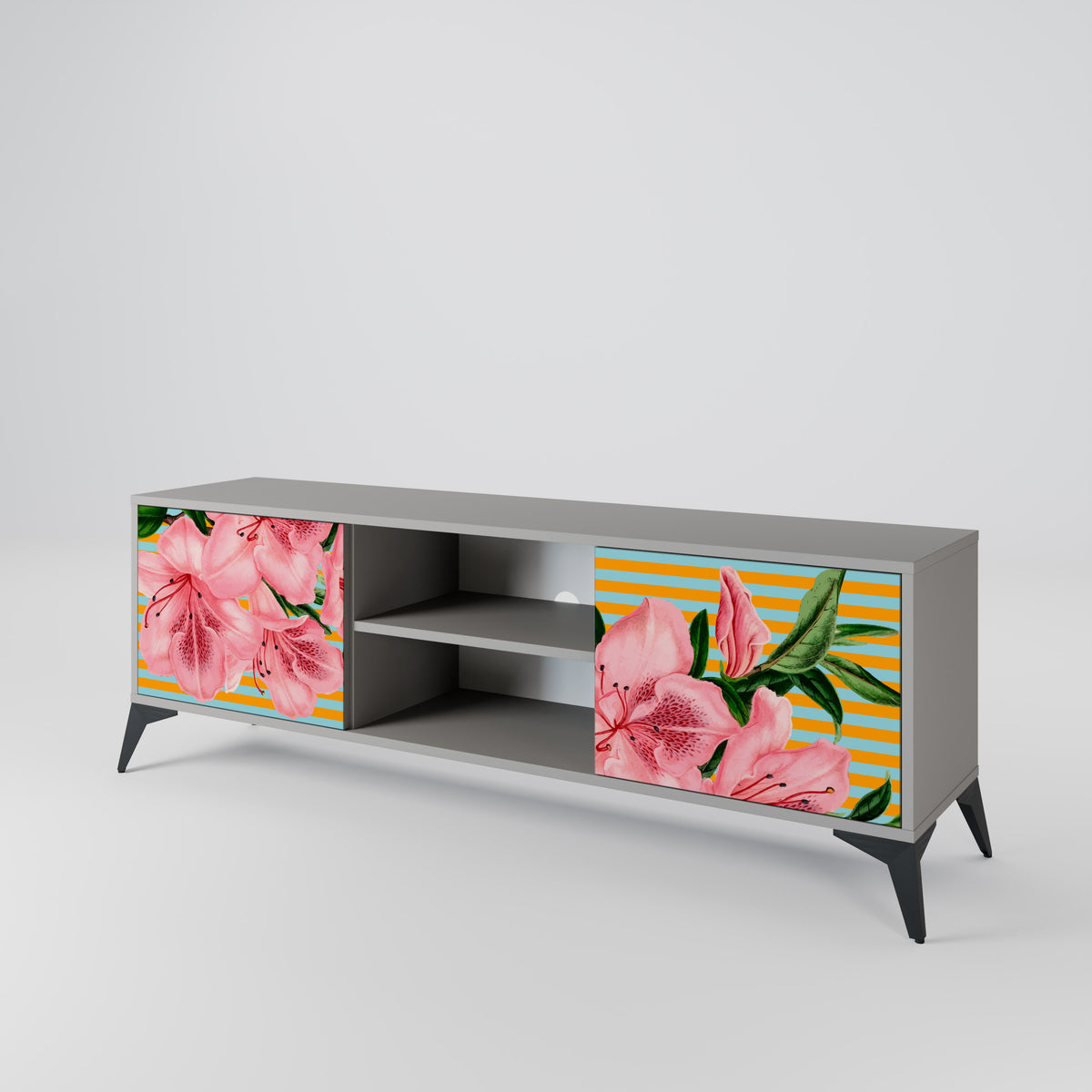 FRAGILE BEAUTY 2-Door TV Cabinet