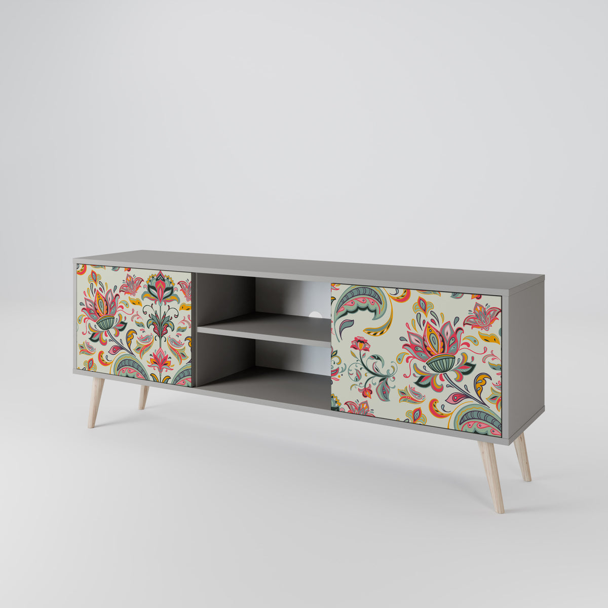 ORGANIC FOLKLORE 2-Door TV Cabinet