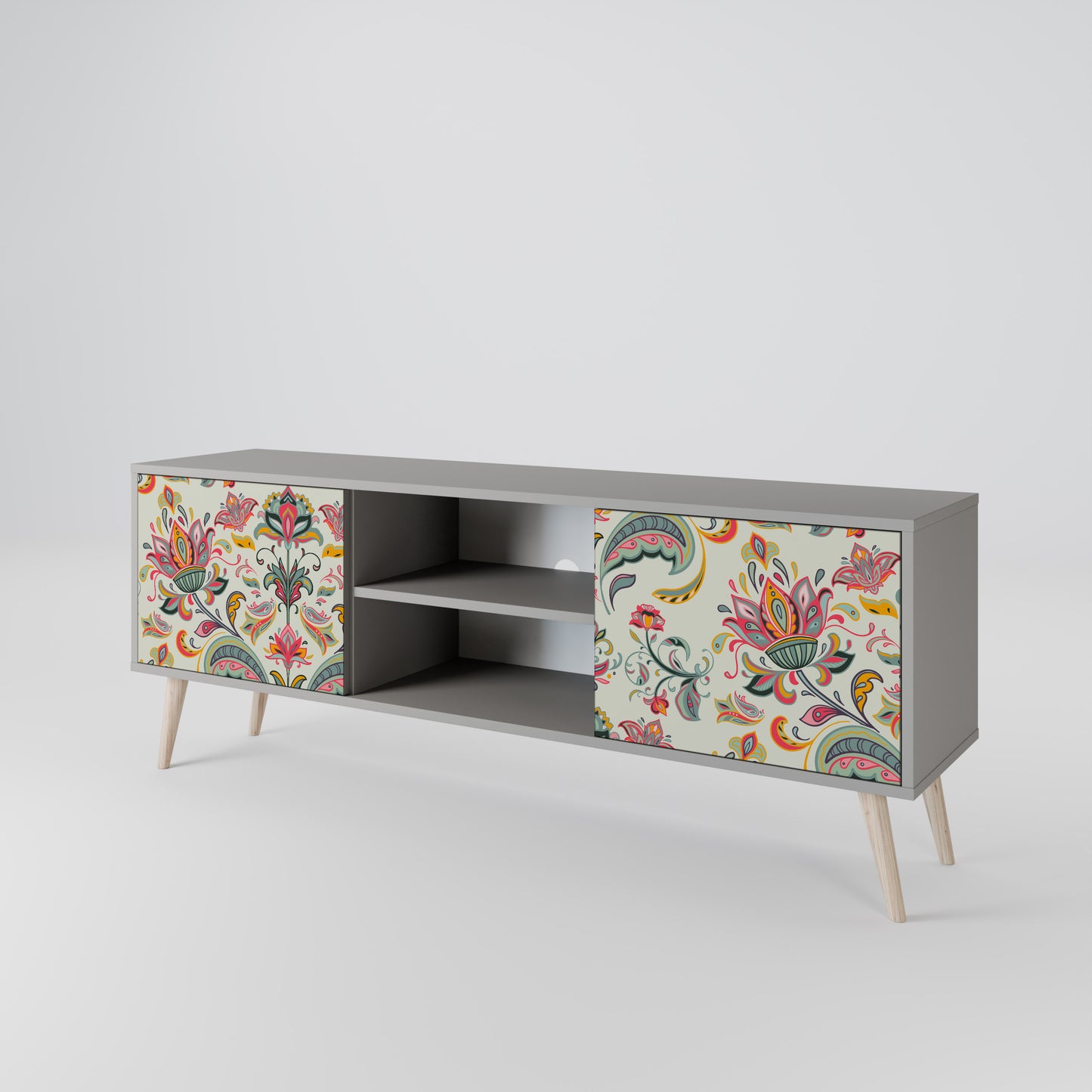 ORGANIC FOLKLORE 2-Door TV Cabinet