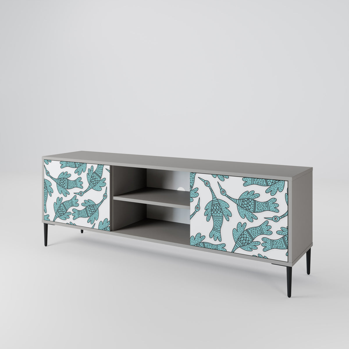 WATERSPOUT SONGIBIRD 2-Door TV Cabinet