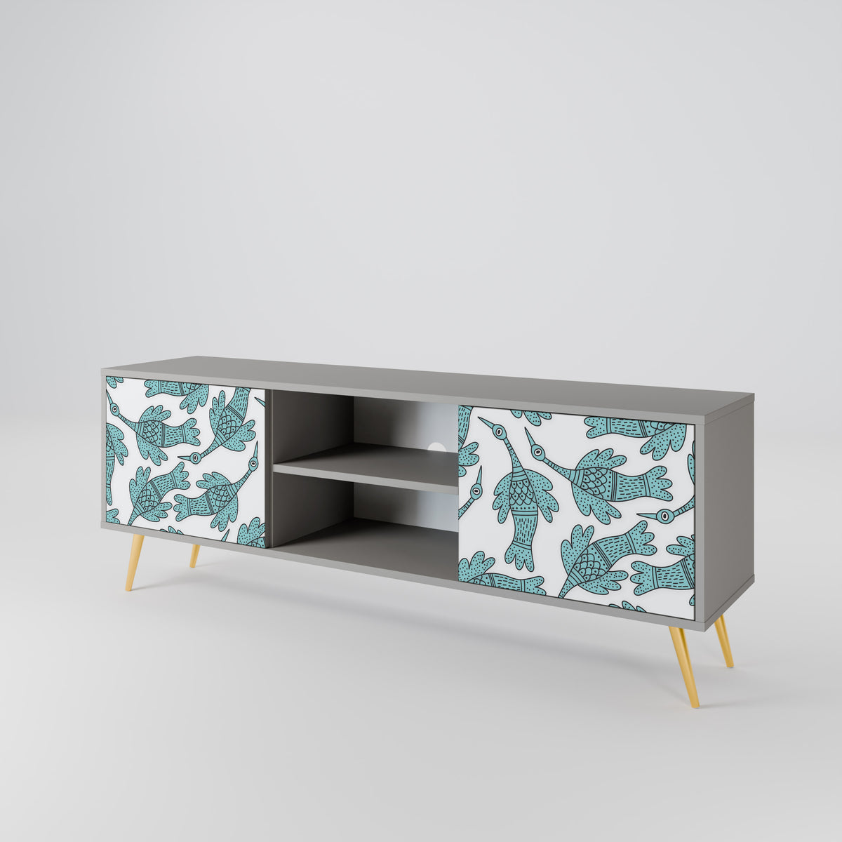 WATERSPOUT SONGIBIRD 2-Door TV Cabinet
