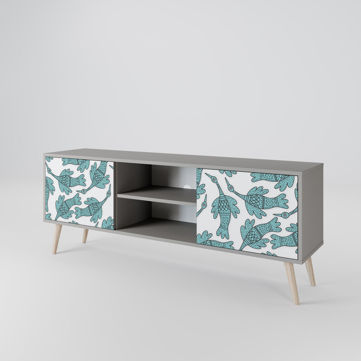 WATERSPOUT SONGIBIRD 2-Door TV Cabinet