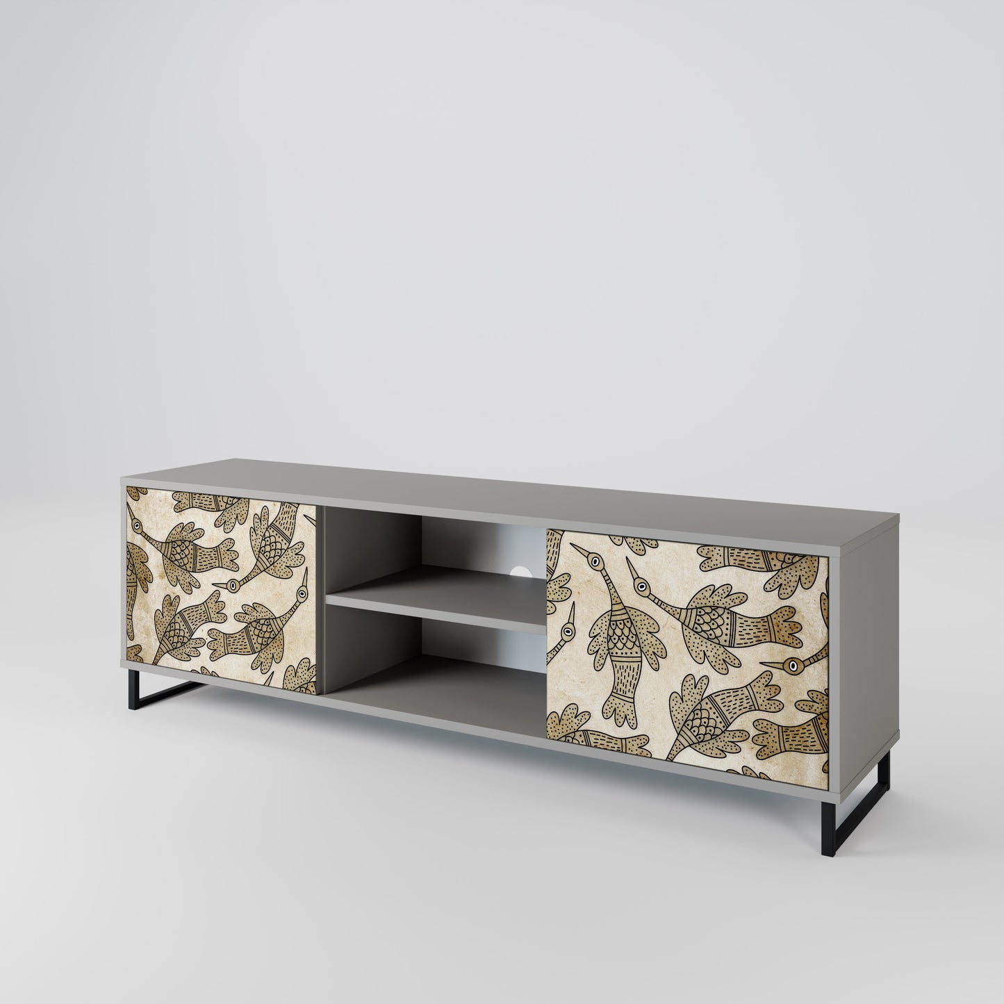 ALMONDINE SONGBIRD 2-Door TV Cabinet