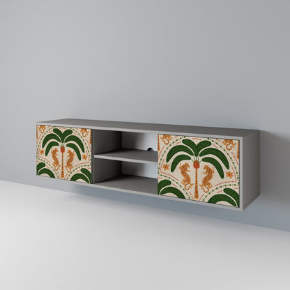 DANCING PREDATORS 2-Door TV Cabinet