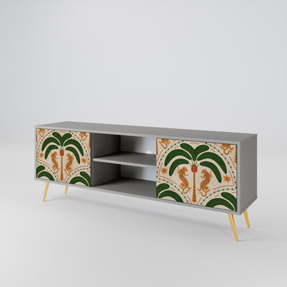 DANCING PREDATORS 2-Door TV Cabinet