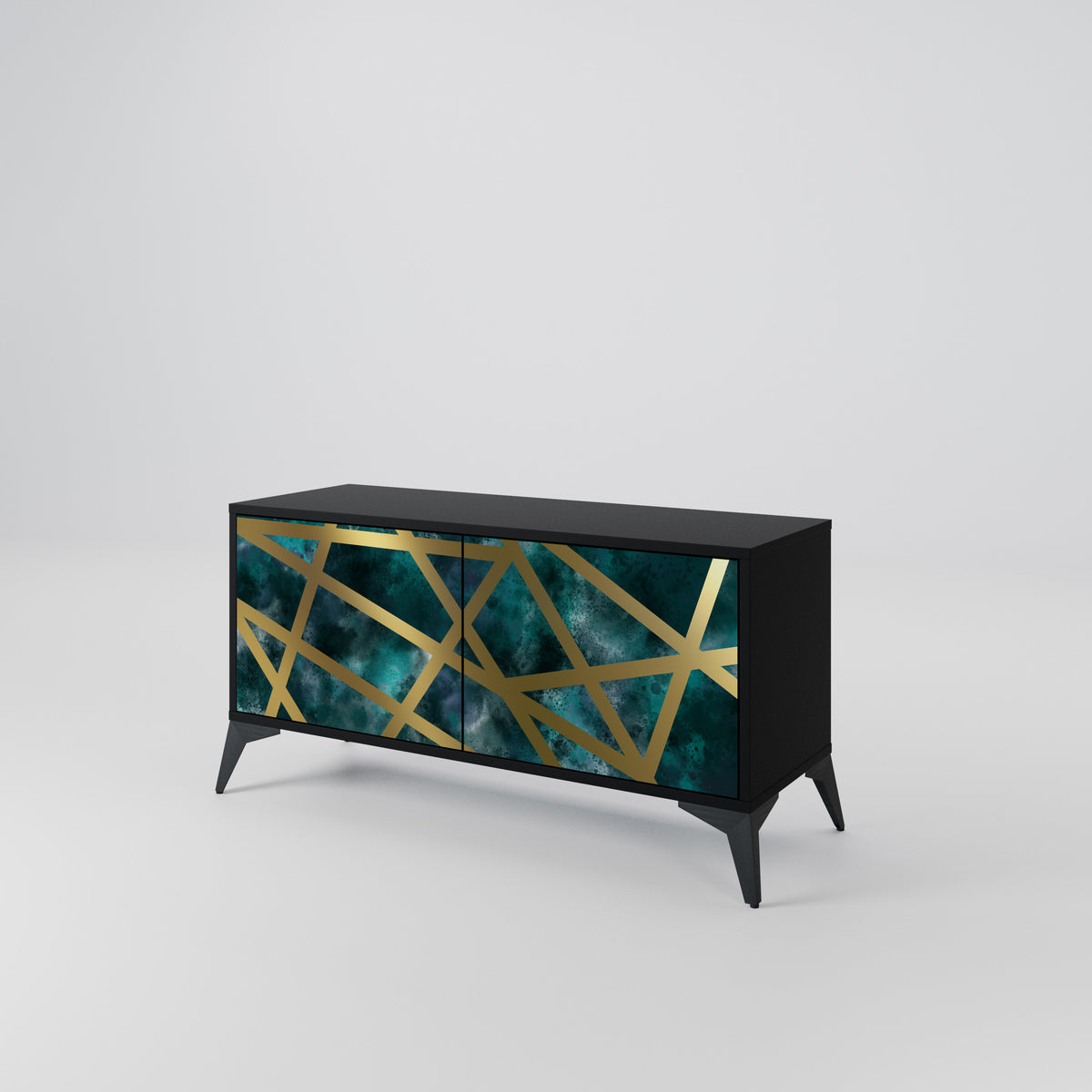 THE LABYRINTH OF GOLD Compact 2-Door TV Cabinet