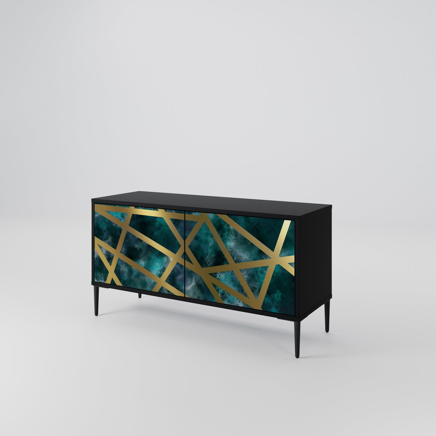 THE LABYRINTH OF GOLD Compact 2-Door TV Cabinet